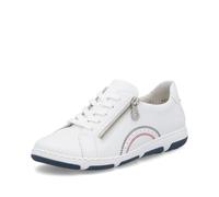 Rieker Chaussures à Lacets pour Femmes 42424, Pointure:38 EU, La Couleur:Blanc