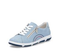 Rieker Chaussures à Lacets pour Femmes 42424, Pointure:39 EU, La Couleur:Bleu