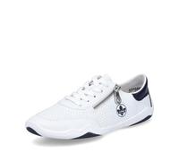 Rieker Chaussures à lacets pour femmes 45215, Pointure:42 EU, La couleur:blanc
