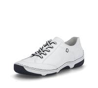 Rieker Chaussures à Lacets pour Femmes 55901, Pointure:42 EU, La Couleur:Blanc
