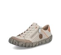 Rieker Chaussures à Lacets pour Femmes L0355, Pointure:40 EU, La Couleur:Beige