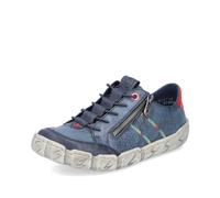 Rieker Chaussures à Lacets pour Femmes L0357, Pointure:38 EU, La Couleur:Bleu