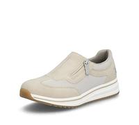 Rieker Chaussures à Lacets pour Femmes L5854, Pointure:38 EU, La Couleur:Beige