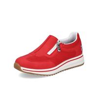 Rieker Chaussures à Lacets pour Femmes L5854, Pointure:38 EU, La Couleur:Rouge