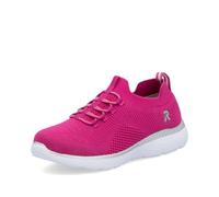 Mocassins Rieker Femme Rose - M5074-31 - Slipper sportif - Textile - Rose 37