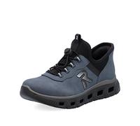 Rieker Chaussures à Lacets pour Femmes M6065, Pointure:37 EU, La Couleur:Bleu