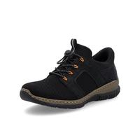 Rieker Chaussures à Lacets pour Femmes N32G4, Pointure:41 EU, La Couleur:Noir