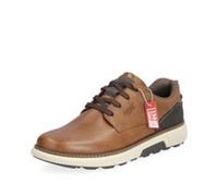 Rieker Chaussures À Lacets Pour Hommes Sneakers En Cuir Marron B3313
