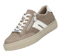 Rieker Baskets basses à lacets beige foncé/blanc Taille 38