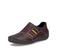 Rieker Chaussures basses pour femme 52560, rouge, 38 EU Schmal