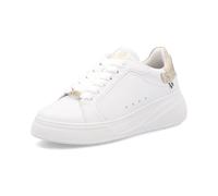 Rieker Chaussures De Sport À Lacets Haut Basse En Cuir Blanc T39