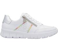 Rieker Chaussures de sport à lacets pour femmes Blanc Loisirs, Taille:37 EU