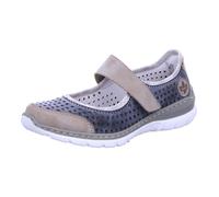 Rieker Chaussures d'escalade pour femmes 22376-36, 22376-37, 22376-38, 22376-39, 22376-40, 22376-41, 22376-42, 31517-36, 31517-37, 31517-38, 31517-39, 31517-40, 31517-41, 31517-42 RIE-L32B5 acier/jean