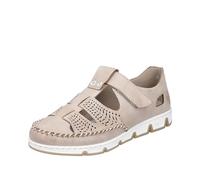 Rieker Chaussures Pieds Nus 49958 pour Femme, Beige, 41 EU