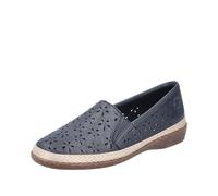 Rieker Chaussures pour Femme 47666, Bleu, 38 EU
