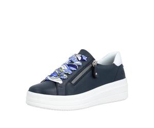 Rieker D1c06 Baskets Basses pour Femme, Bleu, 40 EU