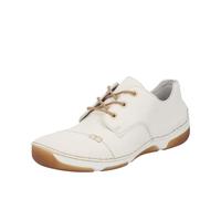 Rieker Damen 55920 Schnürschuhe Weiss 37