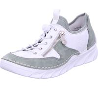 Rieker Damen Halbschuh 5598-36, 5598-37, 5598-38, 5598-39, 5598-40, 5598-41, 5598-42, 30316-36, 30316-37, 30316-38, 30316-39, 30316-40, 30316-41, 30316-42 RIE-55064 mint/weiss/pearlmint 38
