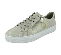 Rieker Damen Halbschuhe Chaussures Basses L59L8 pour Femmes, Beige, 36 EU