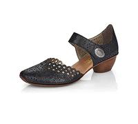 Rieker Damen Halbschuhe Femme 43753 Chaussures Basses, Schwarz, 39 EU