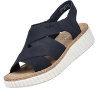Rieker Damen Keil-Sandaletten Blau