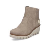Rieker Damen Keilstiefeletten Y5065, Frauen Stiefeletten, Lose Einlage,Boots,Stiefel,Bootee,Booties,halbstiefel,Kurzstiefel,Beige (64),42 EU / 8 UK