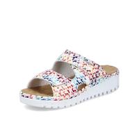 Rieker Damen Klassische Sandalen V1392, Frauen Sandalen,Sommerschuhe,Freizeitschuhe,offene Schuhe,Strandschuhe,Multi (90),40 EU / 6.5 UK