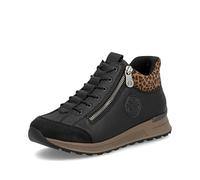 Rieker Bottes classiques femme N1457 - Semelle amovible - Noir 37 EU/4 UK