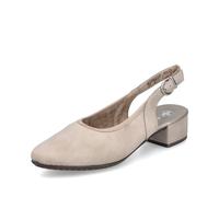 Rieker Damen Low-Top Sneaker 47060, Frauen Halbschuhe,Sportschuhe,Freizeitschuhe,Turnschuhe,Laufschuhe,straßenschuhe,Beige (62),38 EU / 5 UK