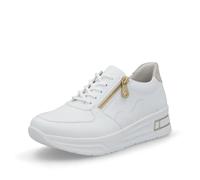 Rieker Damen Low-Top Sneaker N8100, Frauen Halbschuhe, Lose Einlage,straßenschuhe,Strassenschuhe,Sportschuhe,Freizeitschuhe,Weiss (80),39 EU / 6 UK