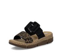 Rieker Mules pour femme V2392 dos ouvert Marron Taille 41 EU