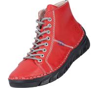 Rieker Damen Schnürboot Zippverschluss Stiefelette 55020, Taille:37 EU, Couleur:Rouge