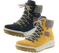 Rieker Damen Schnürboots Stiefeletten Warmfutter Y4730, Taille:37 EU, Couleur:Bleu