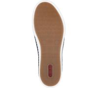 Rieker Damen Sneaker Chaussures à lacets caoutchouc antidérapant semelles amovibles synthétique L7210, Taille:39 EU, Couleur:Bleu