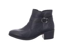 Rieker Damen Stiefelette Blockabsatz Boots Zip 73975, Taille:40 EU, Couleur:Noir