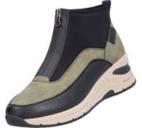 Rieker Damen Stiefelette High Top Sneaker fermeture éclair semelles amovibles N9362, Taille:42 EU, Couleur:Vert