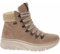 Rieker Damen Stiefelette Plateau Teddyflausch Soft Foam 48034, Taille:40 EU, Couleur:Beige
