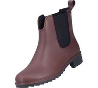 Rieker Damen Stiefelette Warmfutter Gummistiefel Stretcheinsätze matt P8260, Taille:42 EU, Couleur:Rouge