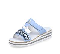 Rieker Damen V02M6 Sandalen, Sandale Femme, Bleu, 41 EU