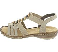 Rieker 60851 Sandales Femme Beige 38