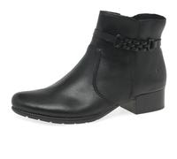 Rieker Depart Womens Ankle Boots 38 Medium Noir