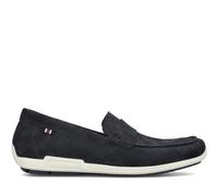 Rieker - Élégants Mocassins Bleus en Daim - Homme - Chaussures - Bleu - Taille: 43 EU