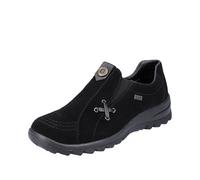 Rieker Emilia Womens Casual Suede Slip on Loafers 42 EU Noir