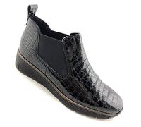 Rieker Femme Damen Kurzstiefel Schwarz Botte mi-Mollet, 40 EU