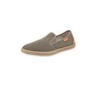 Rieker Espadrilles marron / olive, Taille 40