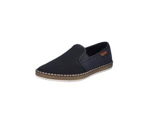 Rieker Espadrilles 'Namur' bleu nuit / marron, Taille 41