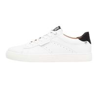 Rieker Evolution Baskets basses pour homme en cuir lisse blanc, Blanc/noir, 45 EU