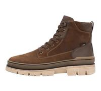 Rieker Evolution Bottes d'hiver à lacets pour homme - Mélange cuir synthétique - Imperméables, respirantes, isolantes, marron, 46 EU