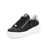 Rieker Evolution W0505 Baskets basses pour femme, semelle lâche, Noir 00., 41 EU