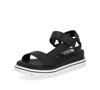 Rieker EVOLUTION W1651 Sandales à plateforme pour femme, Noir 00., 40 EU